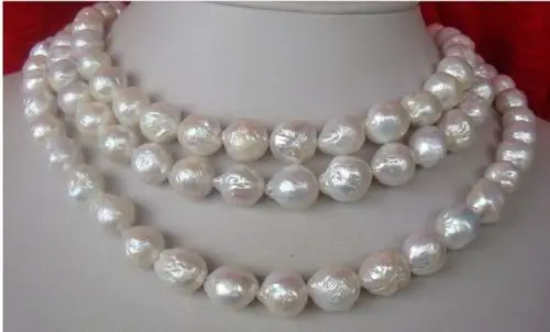

ddh001573 classic 12-13mm south sea baroque white pearl necklace 48inch