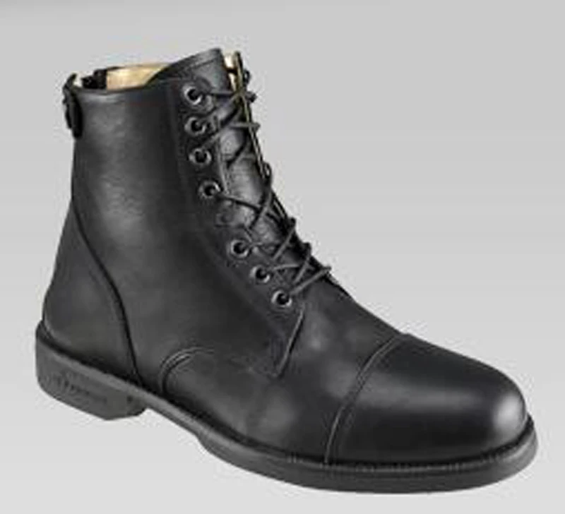 Лучшее качество; армейские ботинки из натуральной кожи; сапоги для верховой езды; высокие сапоги для верховой езды; мужские кожаные туфли для танцев; WW2 - Цвет: black39