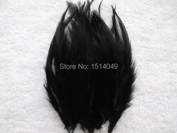 

wholesale high quality 50pcs Natural Turkey feathers 10-15cm / 4-6inchg various decorative diy black