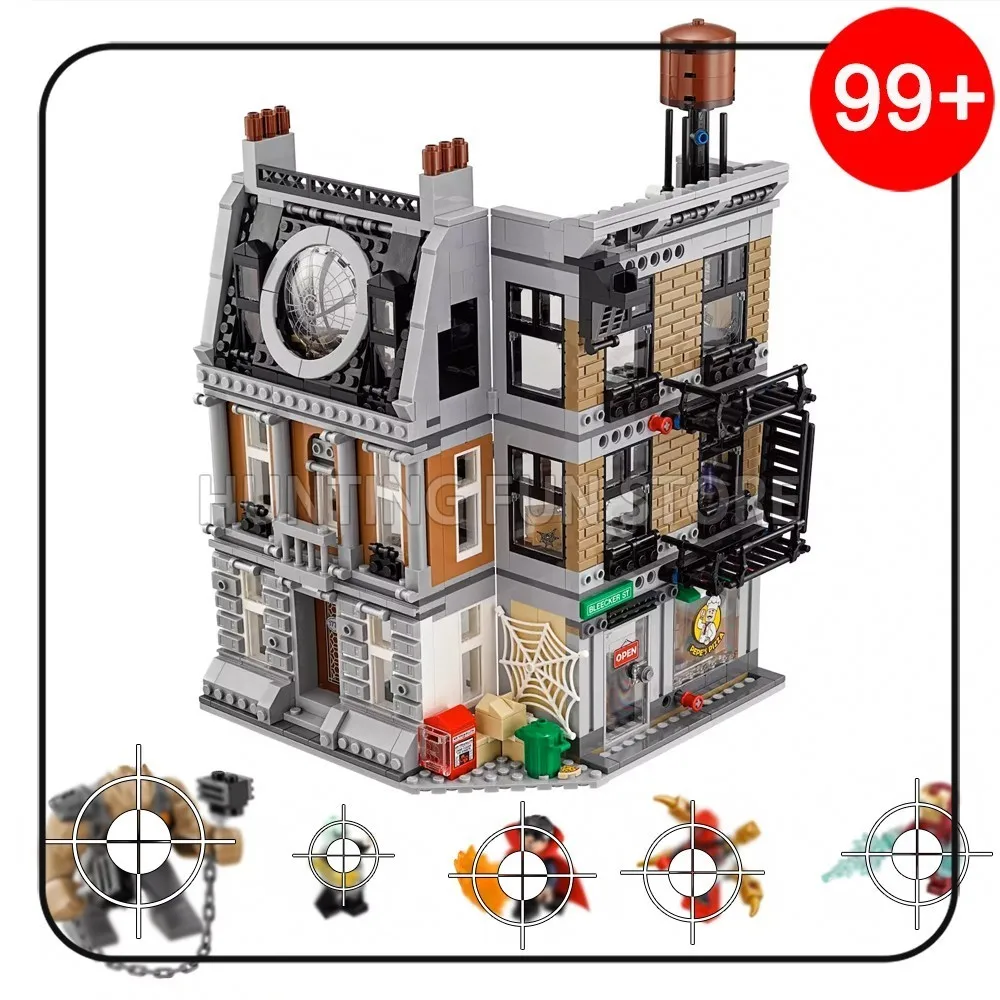 

1125pcs Super Heroes Minifigs Figures IronMan SpiderMan Doctor Strange Villains Building Blocks Toys Fit Legoness Marvel 76108