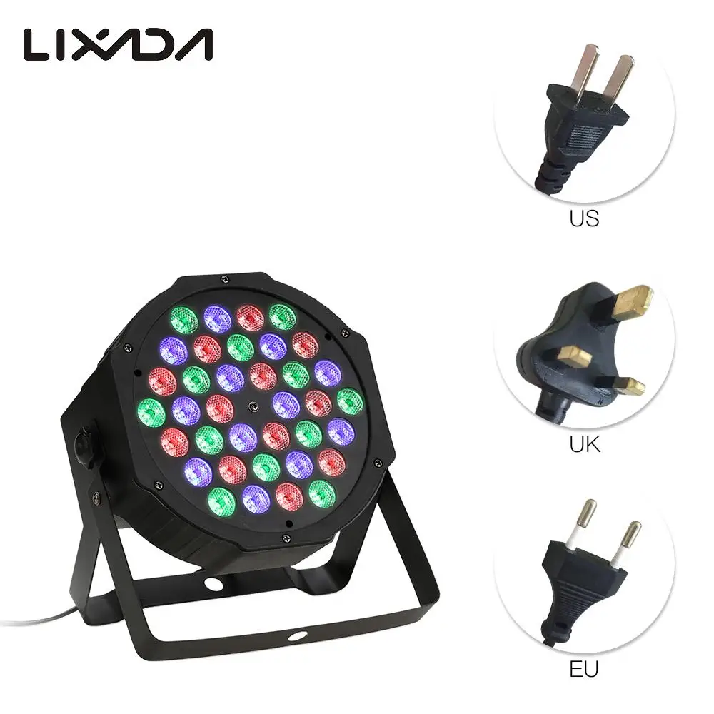 

RGB DMX512 Sound Auto Master-slave Par Stage Light 7/4Channels Dj Christmas Party Lights Dmx Disco Light For Home Wedding Decor