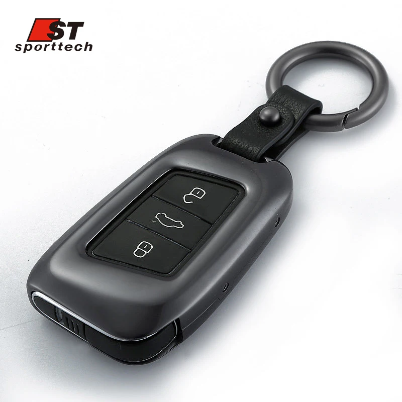 3 Buttons Car Key Shell Cover Aluminum Alloy key Case Fit For 2014 2017