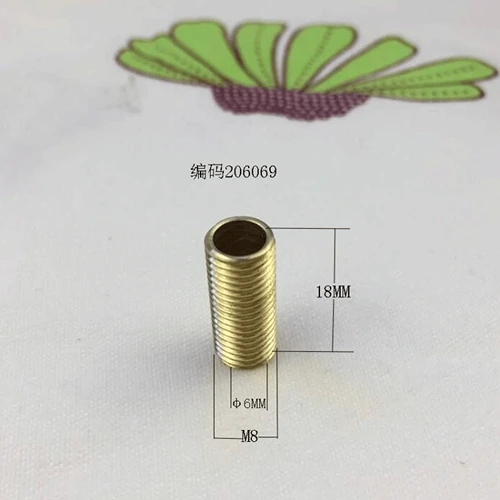 10pcs/lot Pure brass full dentin transfer adapter M12 turn M10 to M8 turn M6 to M4 connector - Цвет: 206069