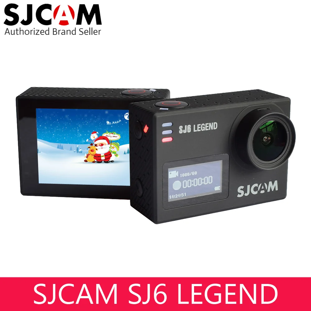 

SJCAM SJ6 Legend 4K 24fps Wifi Action Camera 16MP Gyro Waterproof 2.0 Touch LCD Dual Display Diving Outdoor Mini Sport DV Cam