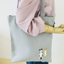 Новинка; Лидер продаж модные женские туфли женские простые Повседневное милый мультфильм холст сумки на ремне сумки