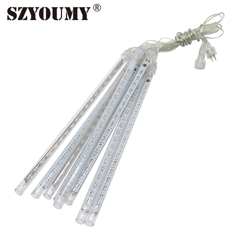 

SZYOUMY Outdoor LED Meteor Shower String Light 20 30 50cm Christmas Tree Decorative Fairy String Lamp High Quality