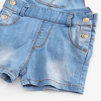 Chumhey 9M-4T Baby Rompers summer Boys Girls Shorts Jeans Babe Overalls Infant Clothes Kids Jumpsuit Child Clothing 12 M 2 Years 6