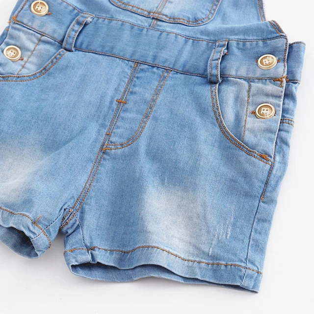 Chumhey 9M-4T Baby Rompers summer Boys Girls Shorts Jeans Babe Overalls Infant Clothes Kids Jumpsuit Child Clothing 12 M 2 Years 6