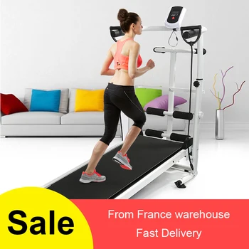 

Treadmill Folding Running Training Twisting Machine Sit-Ups Running + LED Dial Three-in-one pure mechanical power treadmill HWC