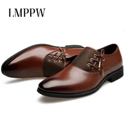 Luxury Brand Men's Business Dress Shoes Genuine Leather Oxford Shoes Black Brown Classic Gentleman Shoes Fashion Flats Sapato 2A Luxury Brand Men's Business Dress Shoes Genuine Leather Oxford Shoes Black Brown Classic Gentleman Shoes Fashion Flats Sapato 2A