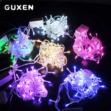 Retail 10M Led string light RGB single color 100led 110V-220V Decoration Light for Christmas Party Wedding Free shipping