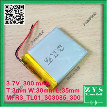 

1 pcs. li-ion battery 3.7v 300mAh rechargeable battery 3.7 v 300 mah size: 3x30x35mm