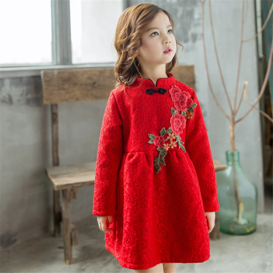 Wonen helpen sarcoom Koreaanse Meisjes Kinderkleding Jurken Kids Jurk Voor Meisjes Chinese Stijl  Warme Cheongsam Prinses Feestkleding 70C1060|kids dresses for girls|dresses  for girlskids dress - AliExpress