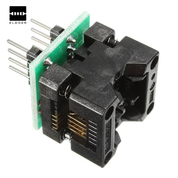 

SOIC8 SOP8 to DIP8 EZ Socket Converter Module Programmer Output Power Adapter With 150mil Connector SOIC 8 SOP 8 To DIP 8
