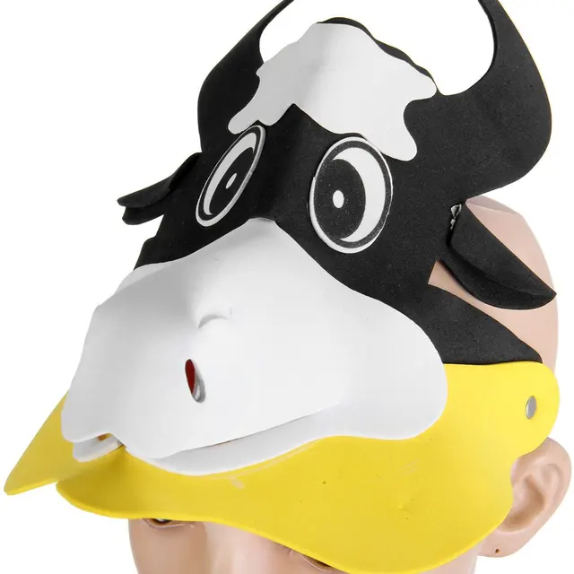 fashionable chic style cute funny cool cow head pattern christmas