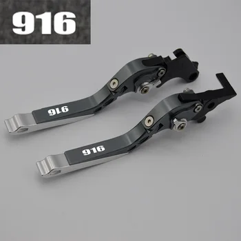 

2018 NEW CNC Folding&Extending Brake Clutch Levers Levers For Ducati 916 916 SPS UP TO 1998 Logo(916)