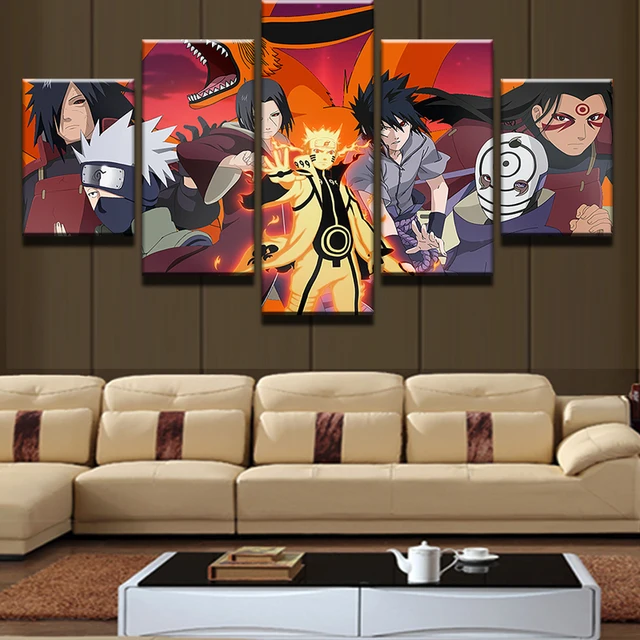 5 Pcs Naruto Painting