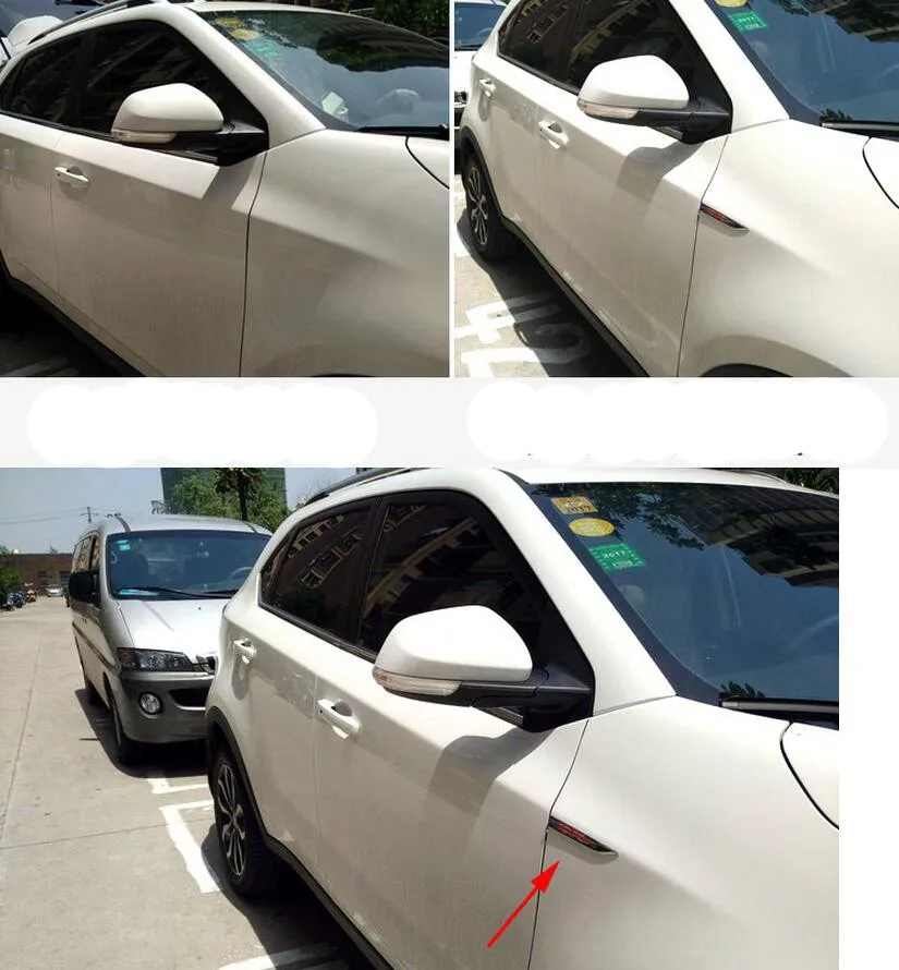 Auto accessories 2pcs/set Umbrella Resident Evil logo Car metal side Sticker badge Auto body decoration emblem Knife Type Label