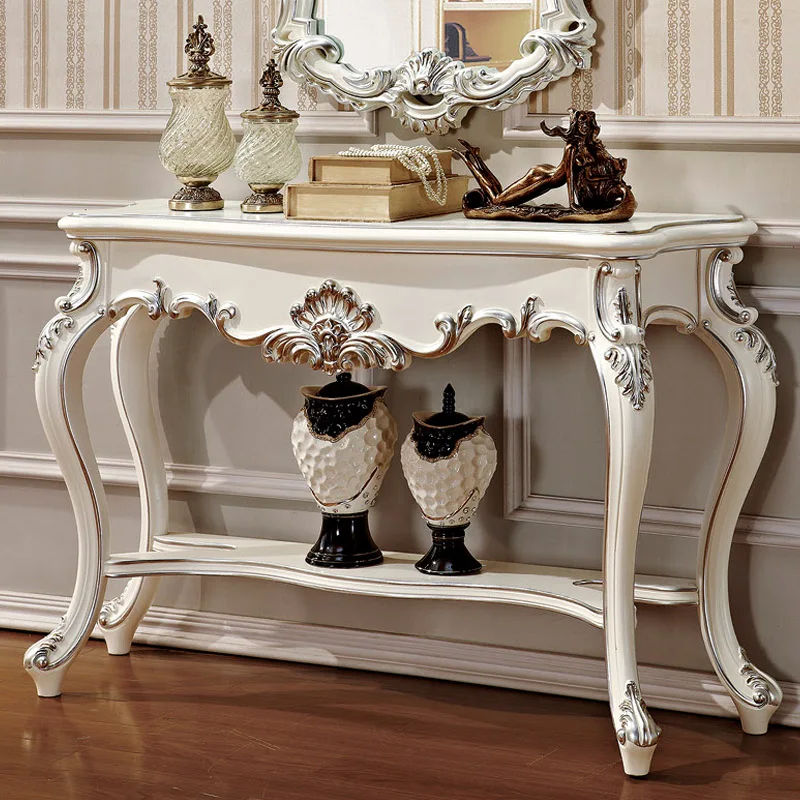 Новый Классический консольный стол в европейском стиле с зеркалом|table with mirror|table