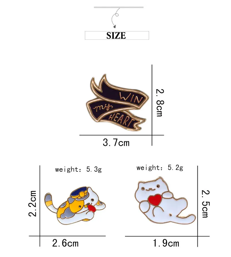 3~ 6 шт./партия, модная брошь, попугай, кошка, птица, пингвин, панда, ананас, Рождественский милый мультфильм, эмалированная булавка, броши, Металлические Булавки, ювелирные изделия