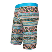 Новая летняя пляжная одежда для мужчин быстросохнущие купальники Длинные плавки мужской купальник цветной принт боксеры профессиональные Трусы Брюки