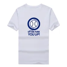 2017 Upton Funk You Up San Diego Padres T-Shirt 100% Cotton T shirt 1220-5 asia size