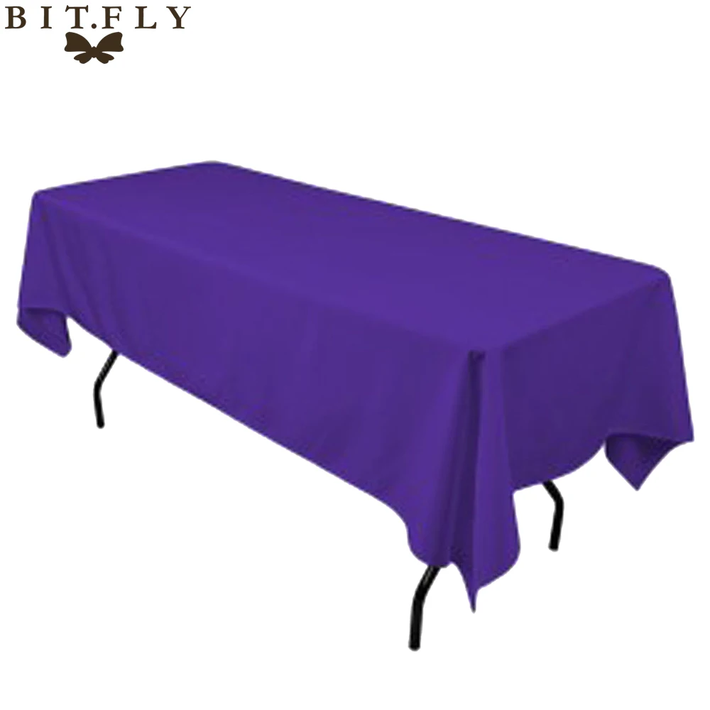 

5pcs/ Pack Rectangular Satin Tablecloth 21 colors Table Cover for Wedding Party Restaurant Banquet Decorations by free shipping
