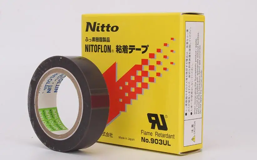

50pcs/lot Teflon tape NITTO NO.903UL bag high temperature sealing machine 0.08mm Nitto Denko Tape Resistance Heat Sealed Sea