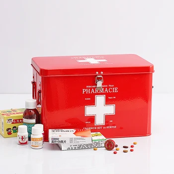 

Travel Accessories First Aid Emergency Security Lock Medicine Box Multi-layered Family Medicine Storage Box Medical Gathering