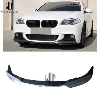 

For BMW 5 series F10 F18 refit M5 front Lip carbon fiber front bumper diffuser lip v style 11-13 car body kit use