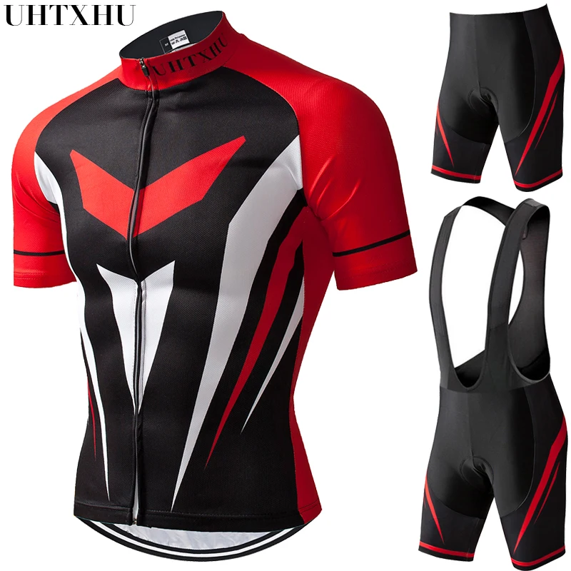 Uhtxhu 2019 الصيف الدراجات مجموعة الرجال MTB الدراجة الدراجات الملابس سباق دراجة الملابس مايوه روبا Ciclismo الدراجات طقم زي رياضي