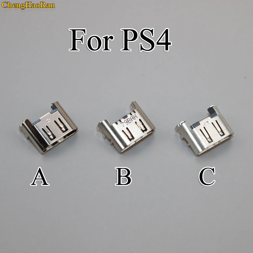 

ChengHaoRan 2pcs Original New For Sony Playstation 4 PS4 HDMI Port Socket Interface Connector Replacement V1 version