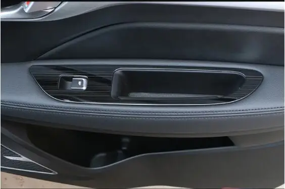 Suitable for 18 Geely New Yuanjing Glass Switch Patches Internal Decoration Refitting Lifting Panel Stainless Steel Sequins