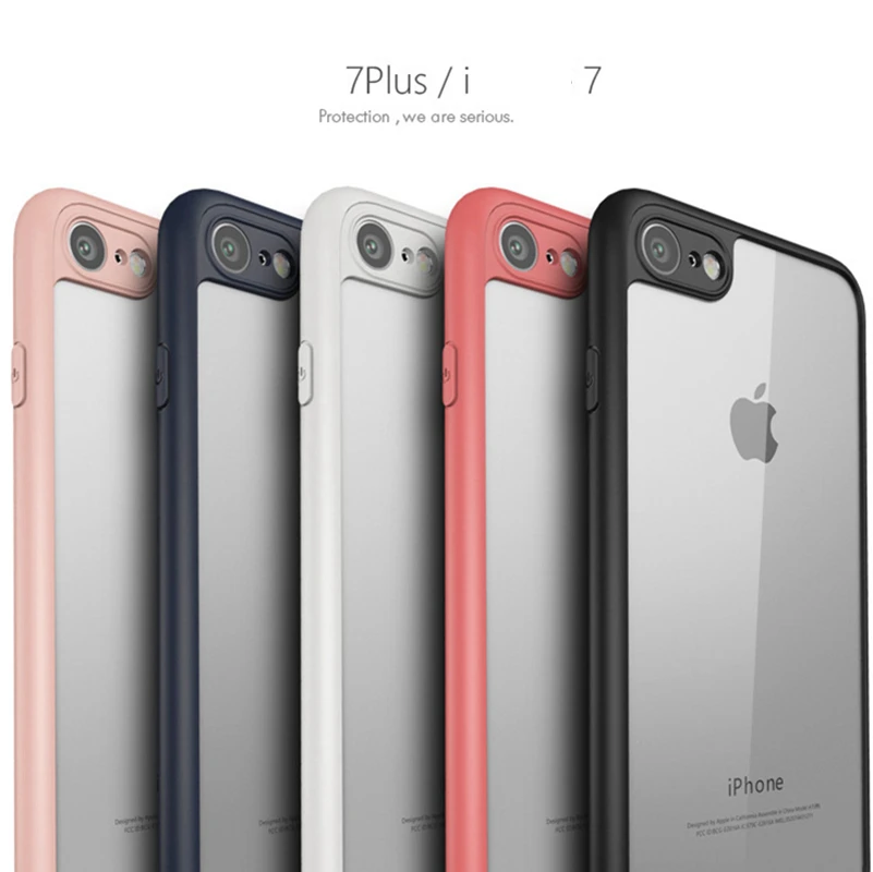 Phone Bumper Case For Iphone 6s 6 7 Plus 8plus X Xs Colour Pc Soft Shell 8 6plus Xr Cover Protection |
