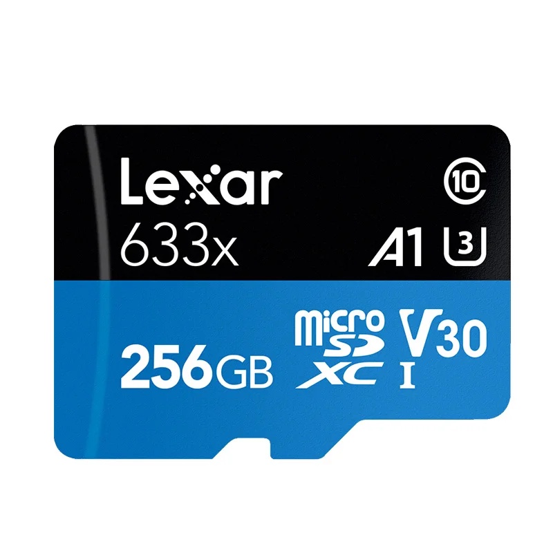 Lexar 95MB s micro sd card 633x 256GB car microsd cards SDHC Class 10 Memory TF 2