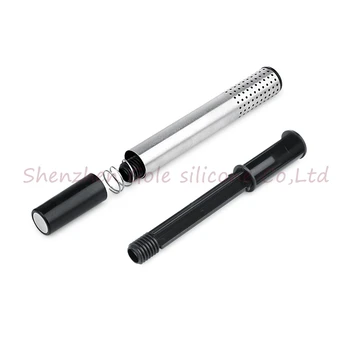 

Stainless Steel Tea Infuser Strainer Stick Pipe Design Mesh Tea Filter Loose Leaf Tea Strainers forTeapot Coffee Tea Tools 50pcs