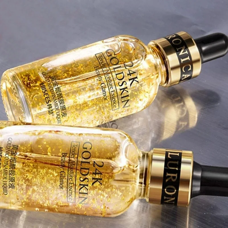 Праймер для макияжа 24K Gold Elixir Essence Oil control увлажняющий крем для лица отбеливающая база Make Up Primer минимайзер пор Сыворотка для кожи - Цвет: 30ml 1pcs