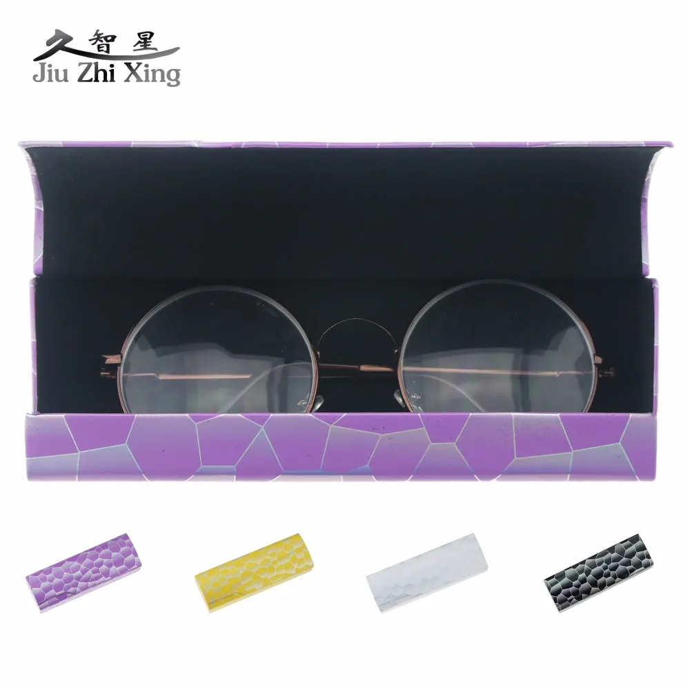 

JIU ZHI XING 2017 New Fashion Glasses Protection Box Handmade Rectangular Squares Spectacle Case Sunglasses Reading Glasses Box