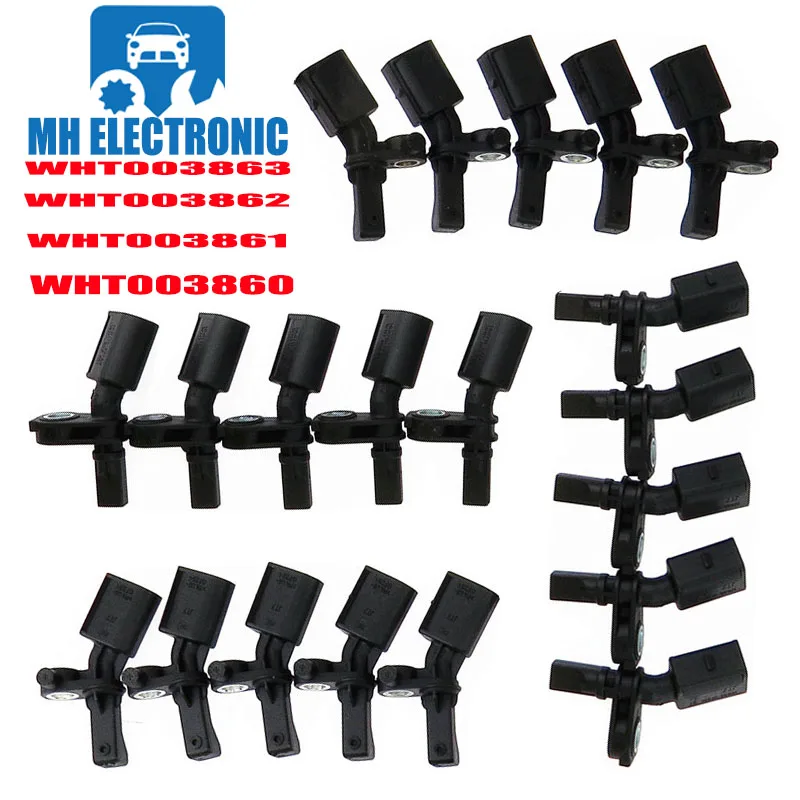 

MH ELECTRONIC ABS Wheel Speed Sensor 5 SET/LOT WHT003860 WHT003861 WHT003862 WHT003863 For Volkswagen Polo Fox for Skoda Seat