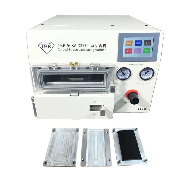  TBK 508A OCA Laminating Machine Debubble Machine With S7 S8 S8+ NOTE 8 Sumsung Edge Curved Touch Sc