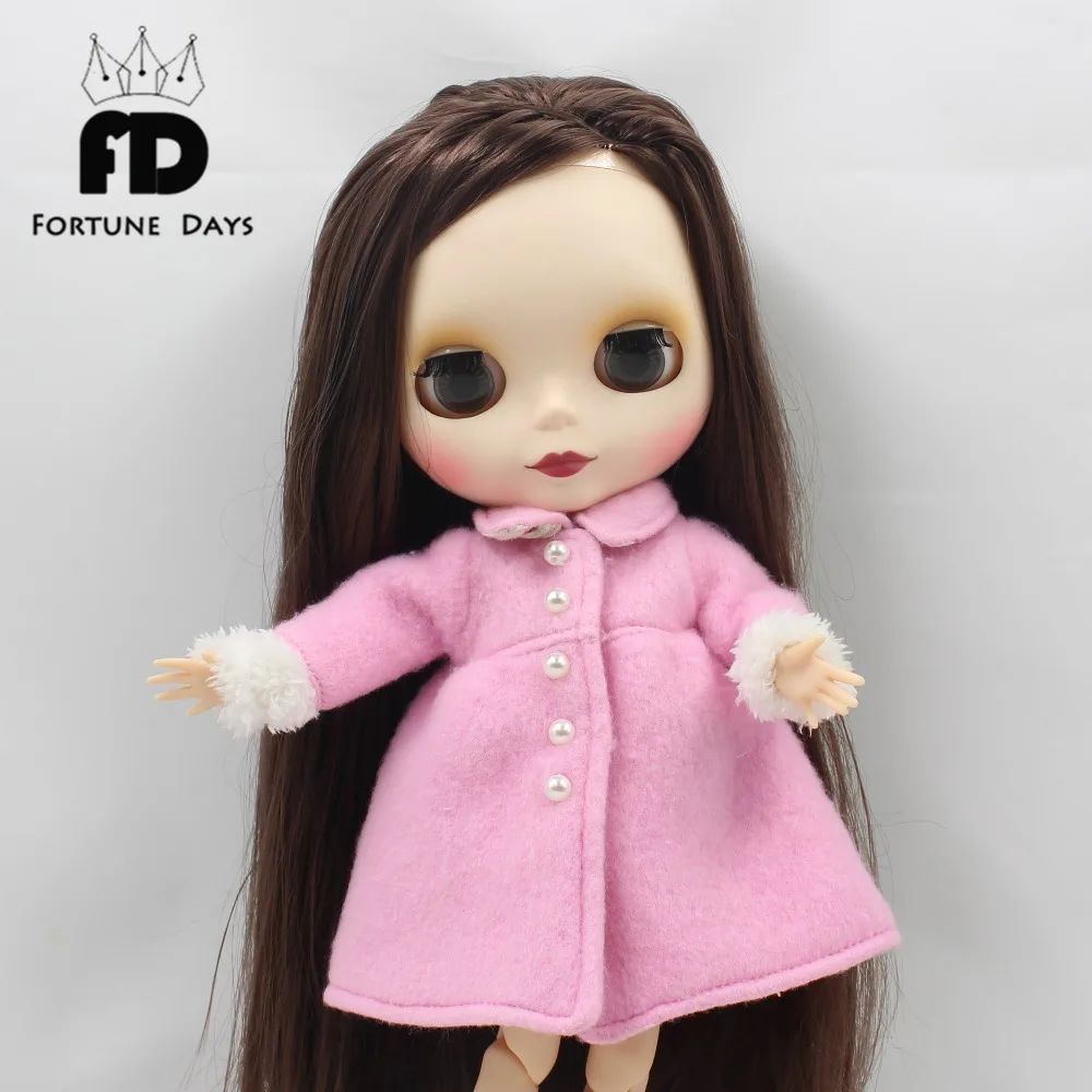 ICY DBS Blyth кукольная кукла ледяная Лиска тело зимнее пальто розовое элегантное|coat