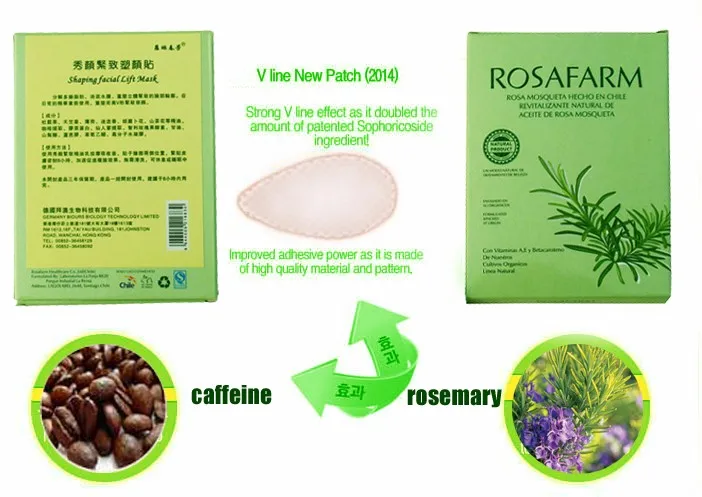 

Facial care tool collagen lifting face pad burn excess face fat plaste all natural herbal remove Swollen cheek toxins24pcs