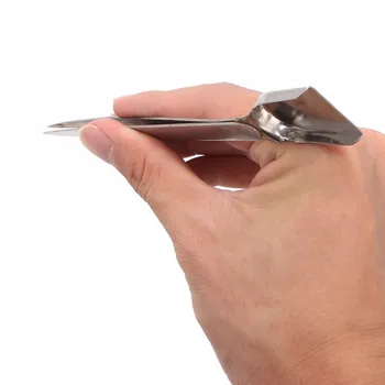 

JAVRICK 16cm Professional Stainless Steel Diamond Tweezers With Scoops Shovels For Gem Beads Jewelry Tools 2S40388