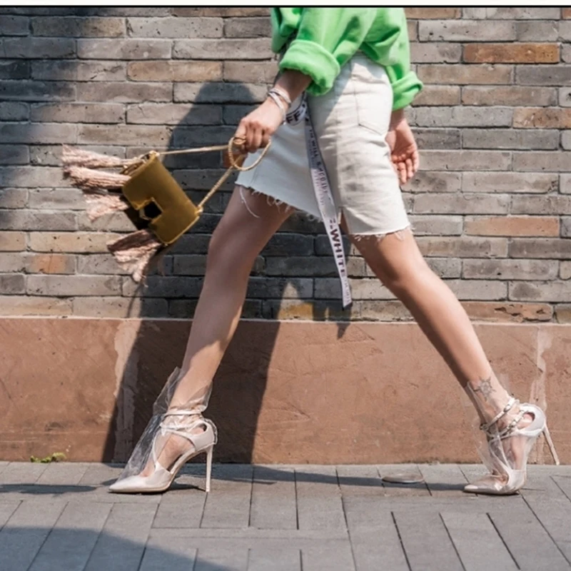 PVC Cut-out heels (3)