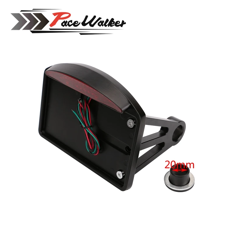 

Side Mount License Plate Bracket Tail Light For Sportster Bobber Chopper