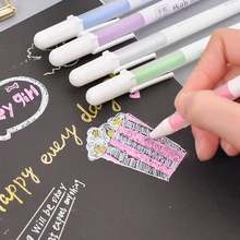 10 цветов разноцветные маркеры DIY цветная ручка искусство Рисование маркером набор живопись канцелярские принадлежности детские черные бумажные фломастеры поставка