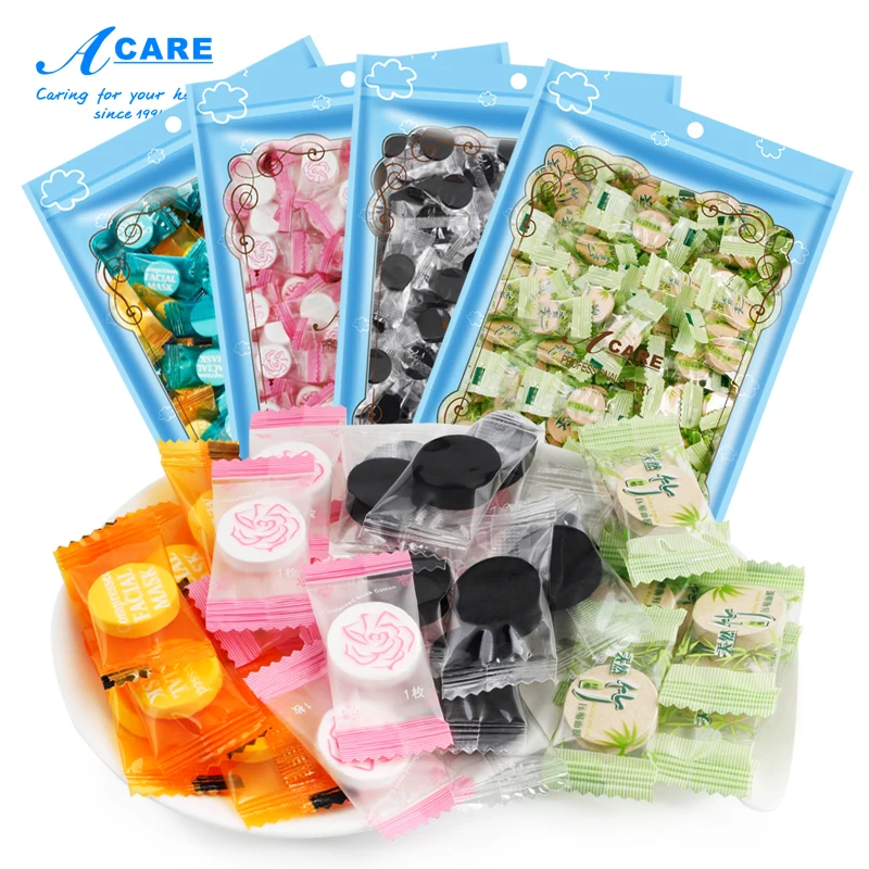 

25pcs/pack Compressed DIY Face Mask Paper Disposable Facial Masks Papers Whitening Skin Moisturizing Paper Makeup Beauty Tool