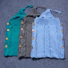 Весна/Осень Детский свитер Одеяло пакет младенца спать одежда ребенка спальный мешок 969