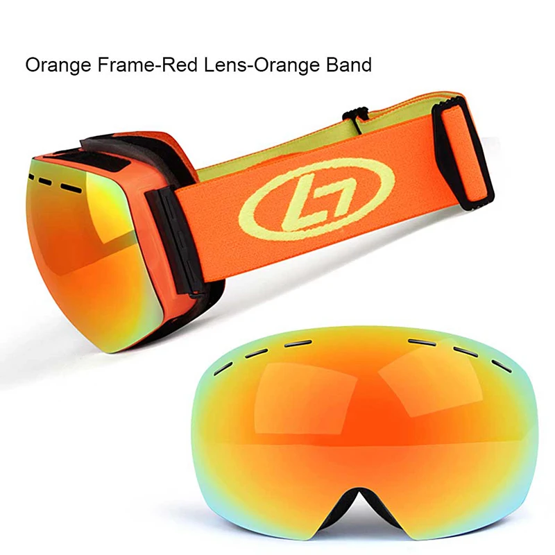 OBAOLAY المزدوج طبقة عدسة تزلج نظارات بدون شفة UV400 مكافحة الضباب على الجليد نظارات يندبروف التزلج واقية نظارات OBAOLAY المزدوج طبقة عدسة تزلج نظارات بدون شفة UV400 مكافحة الضباب على الجليد نظارات يندبروف التزلج واقية نظارات