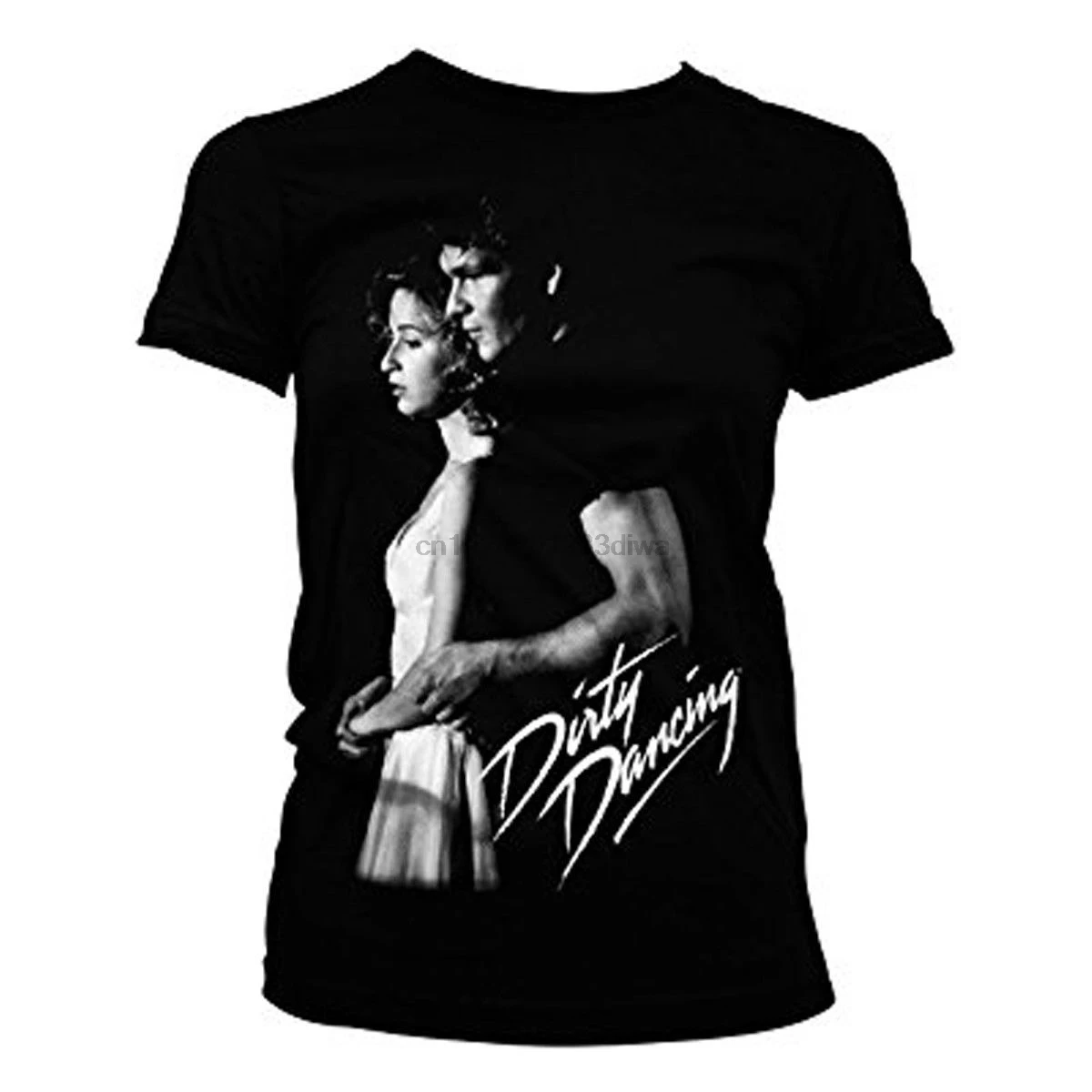 Dirty dancing John/детская футболка черная хлопковая новая Повседневная с круглым